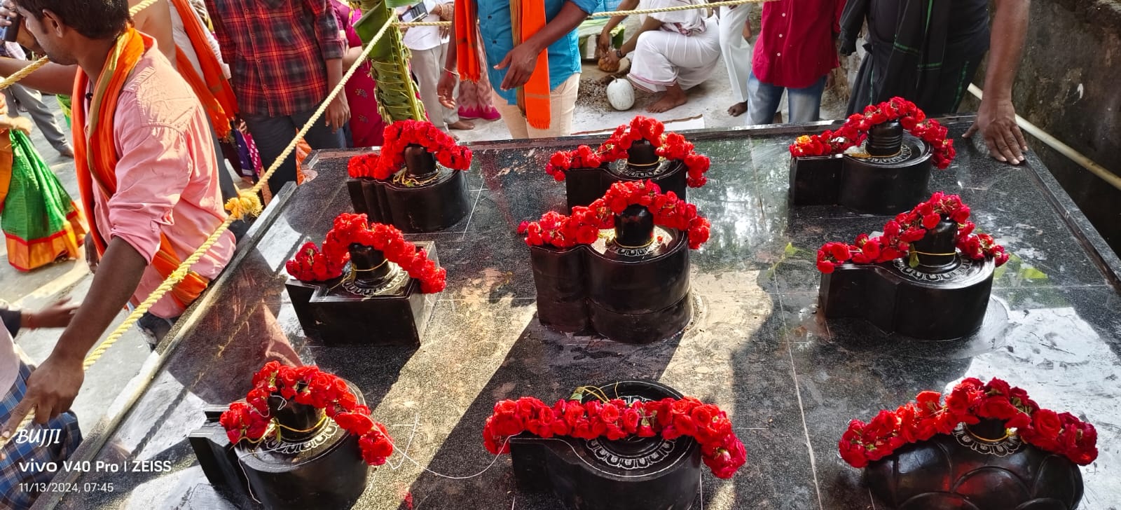 లింగంపర్తిలో ద్వాదశ జ్యోతిర్లింగాల విగ్రహాలు ప్రతిష్ట