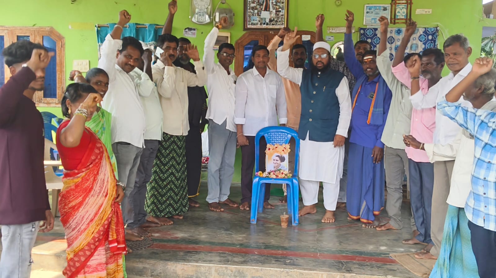 భారతదేశ ఉక్కు మహిళ,మాజీ ప్రధాని స్వర్గీయ ఇందిరా గాంధీ సయ్యద్ ఇక్బాల్ హుస్సేన్ఘ నంగా ఇందిరా గాంధీ జయంతి వేడుకలు