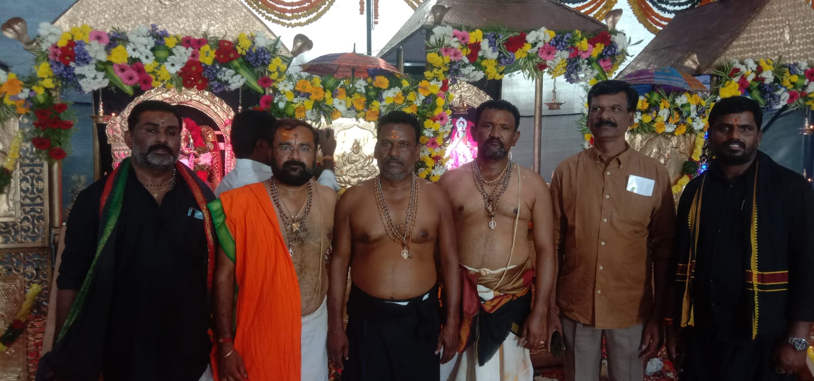టీచర్స్ కాలనీలో శ్రీ అయ్యప్ప స్వామి 18 వ మహా పడిపూజ కార్యక్రమం