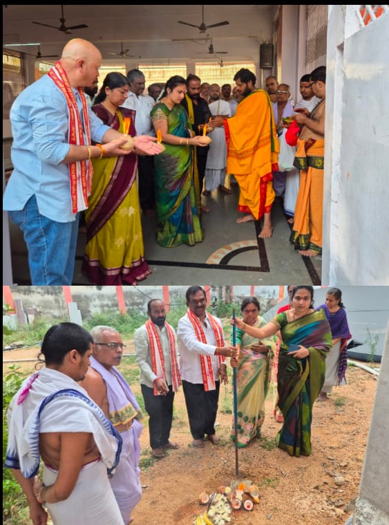 ఆలయ వివిధ అభివృద్ధి పనులకుదాతల సహకారము
