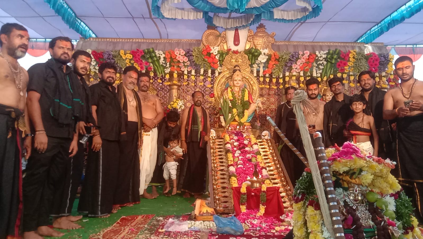 వినాయక హిల్స్ రోడ్ నెంబర్ 6 లో శ్రీ అయ్యప్ప స్వామి 18 వ మహా పడిపూజ కార్యక్రమం