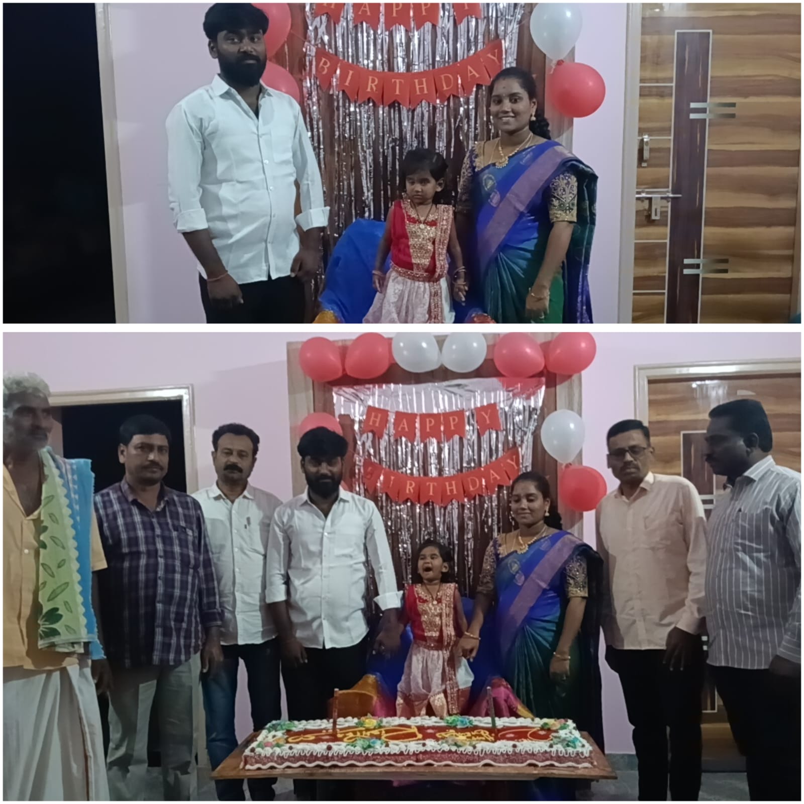 ఘనంగా బేబి రిషిక పుట్టినరోజు వేడుకలు