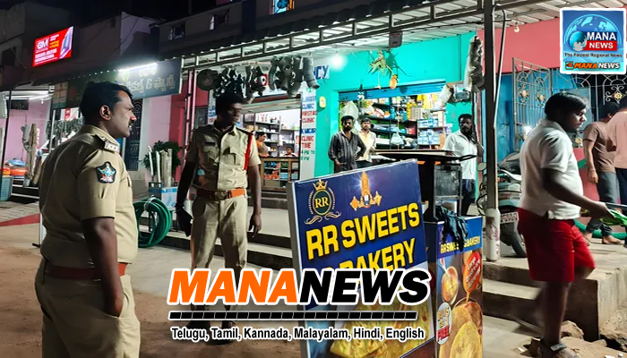 కార్వేటి నగరం దుకాణదారులకు జరిమానా విధించిన ఎస్సై