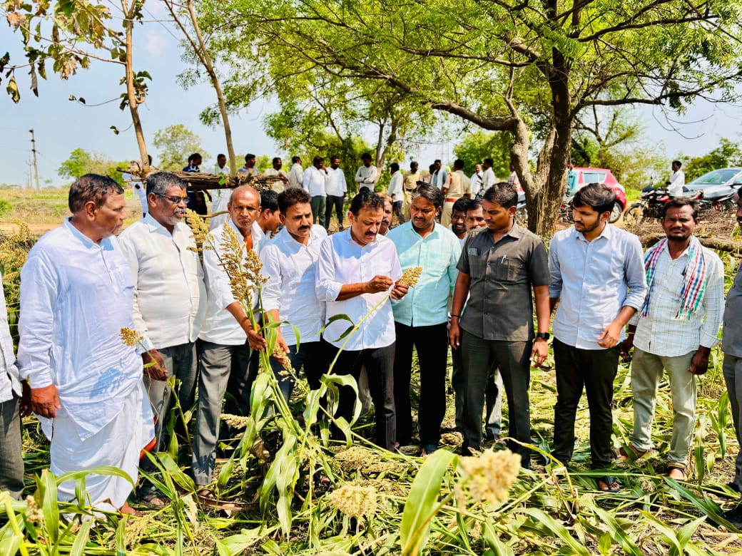 ప్రభుత్వం దృష్టికి తీసుకెళ్లి పరిహారం అందేలా కృషి చేస్తా.జుక్కల్ ఎమ్మెల్యే తోట