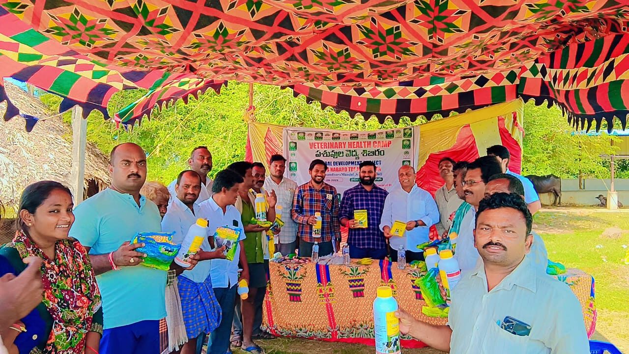రైతులకు ఉచిత పశు వైద్య శిబిరం…
