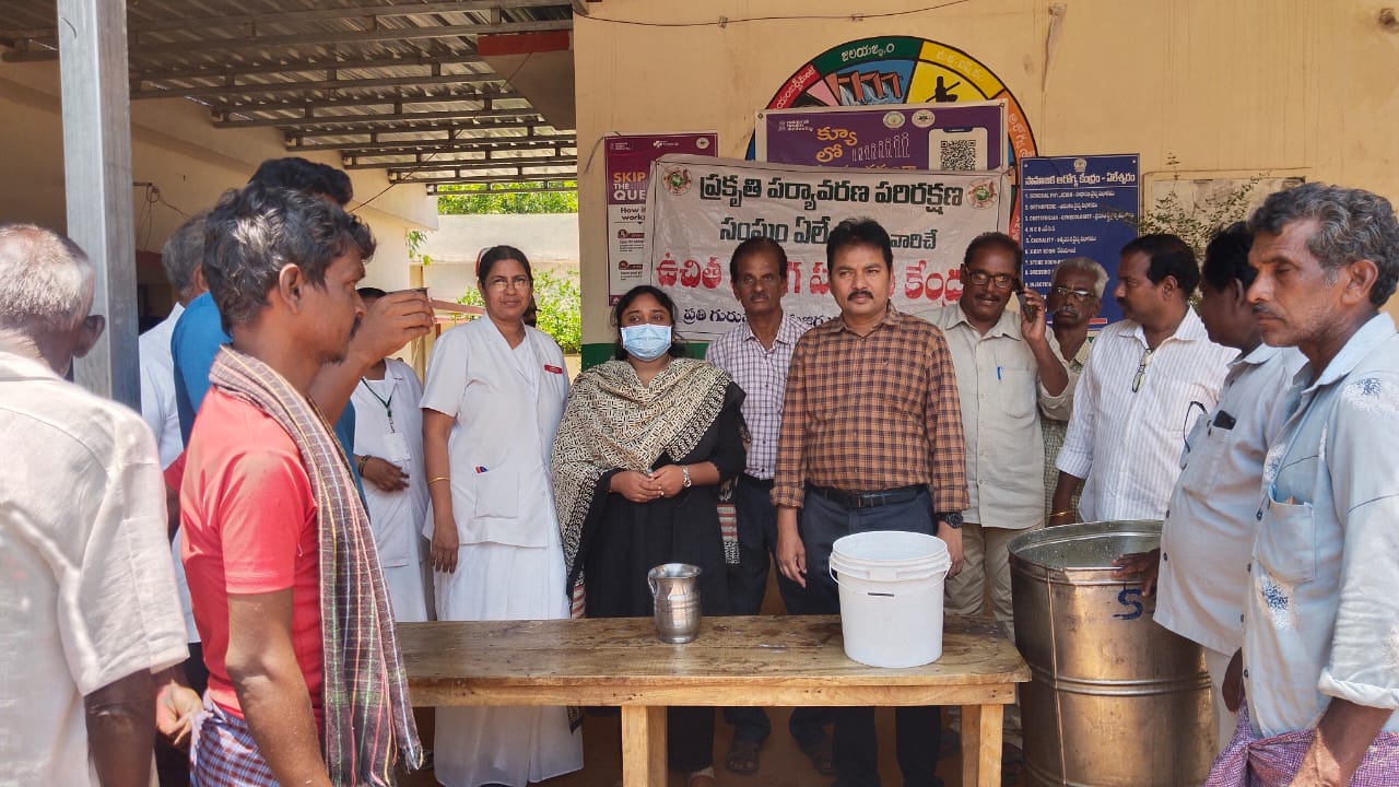 ప్రకృతి పర్యావరణ పరిరక్షణ సంఘం ఆధ్వర్యంలో మజ్జిగ వితరణ