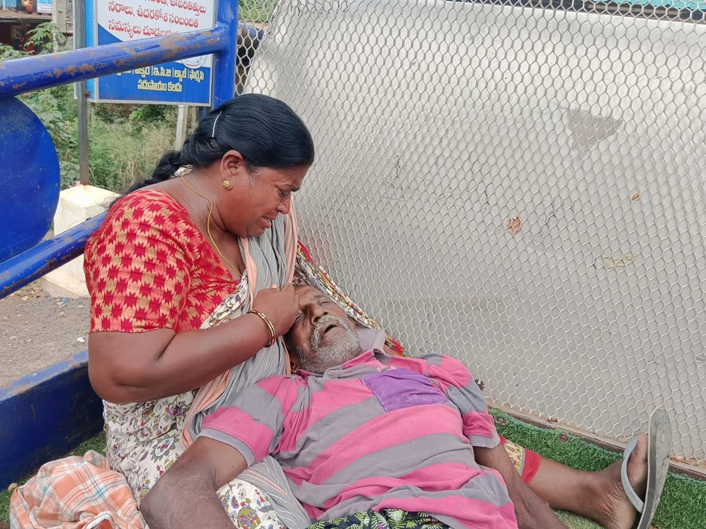 ఉపాధి హామీ పనిలో గుండెపోటుతో వృద్ధుడు మృతి