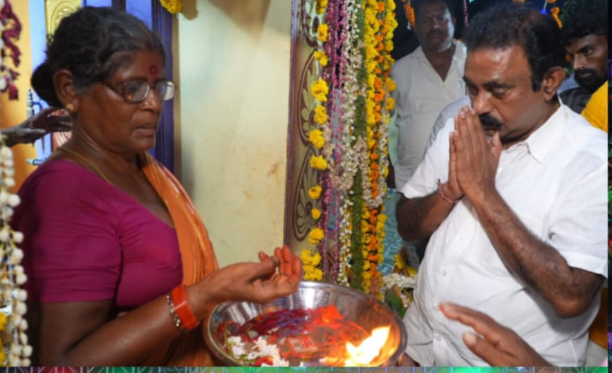 శ్రీ శ్రీ పెద్ద పార్వతమ్మ తల్లి జాతర మరియు శ్రీ సీతారాముల స్వామి వారి గ్రామ తిరుణాల కార్యక్రమంలో పాల్గొన్న కావలి ఎమ్మెల్యే దగుమాటి వెంకటకృష్ణారెడ్డి