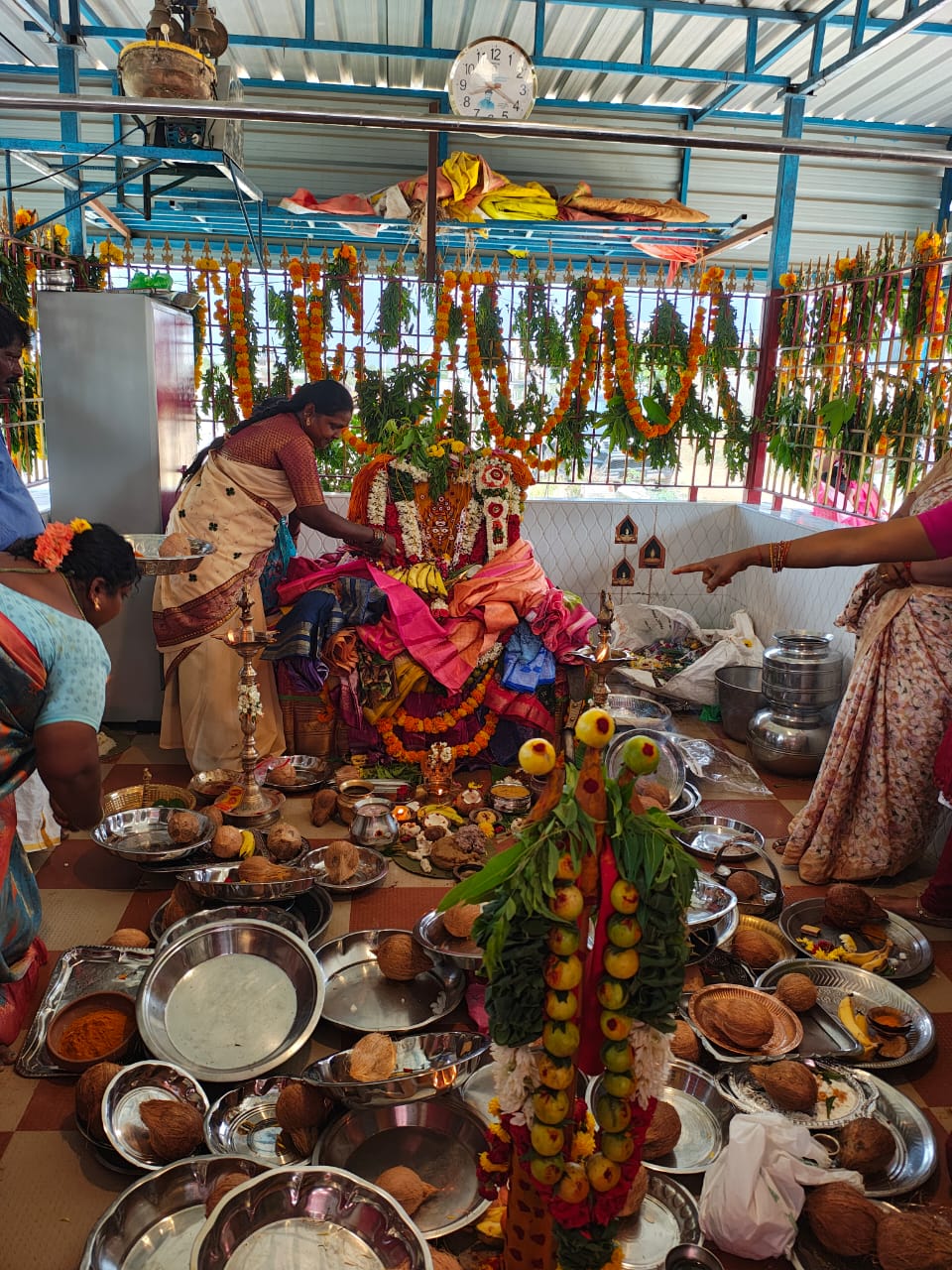 250 కాలనీ నడివీధి గంగమ్మకు ఘనంగా పూజలు