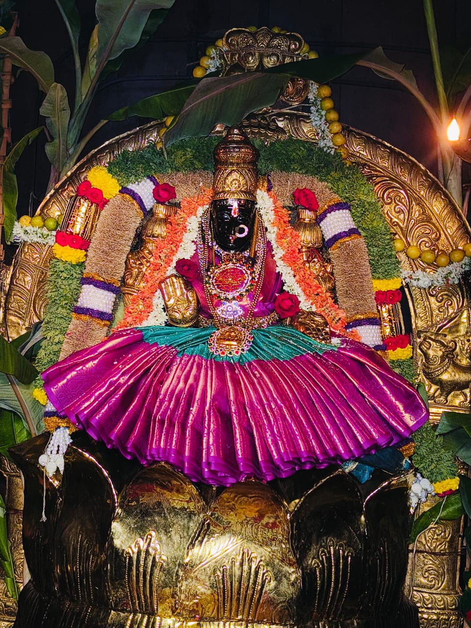 మహాలక్ష్మి దేవస్థానంలో తొలి శ్రావణ శుక్రవారం పూజలు.