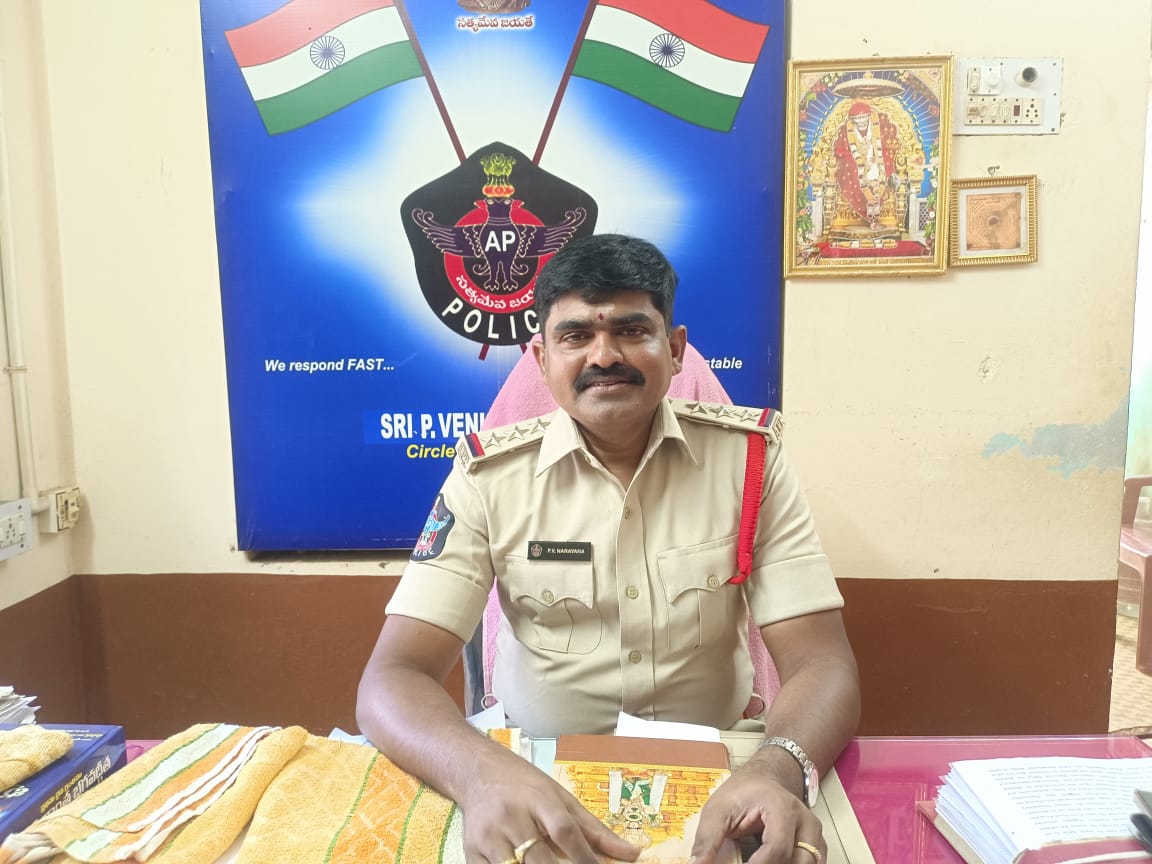 కలిగిరి సర్కిల్ పరిధిలో ఆంక్షలు విధించిన కలిగిరి సీఐ వెంకటనారాయణ.