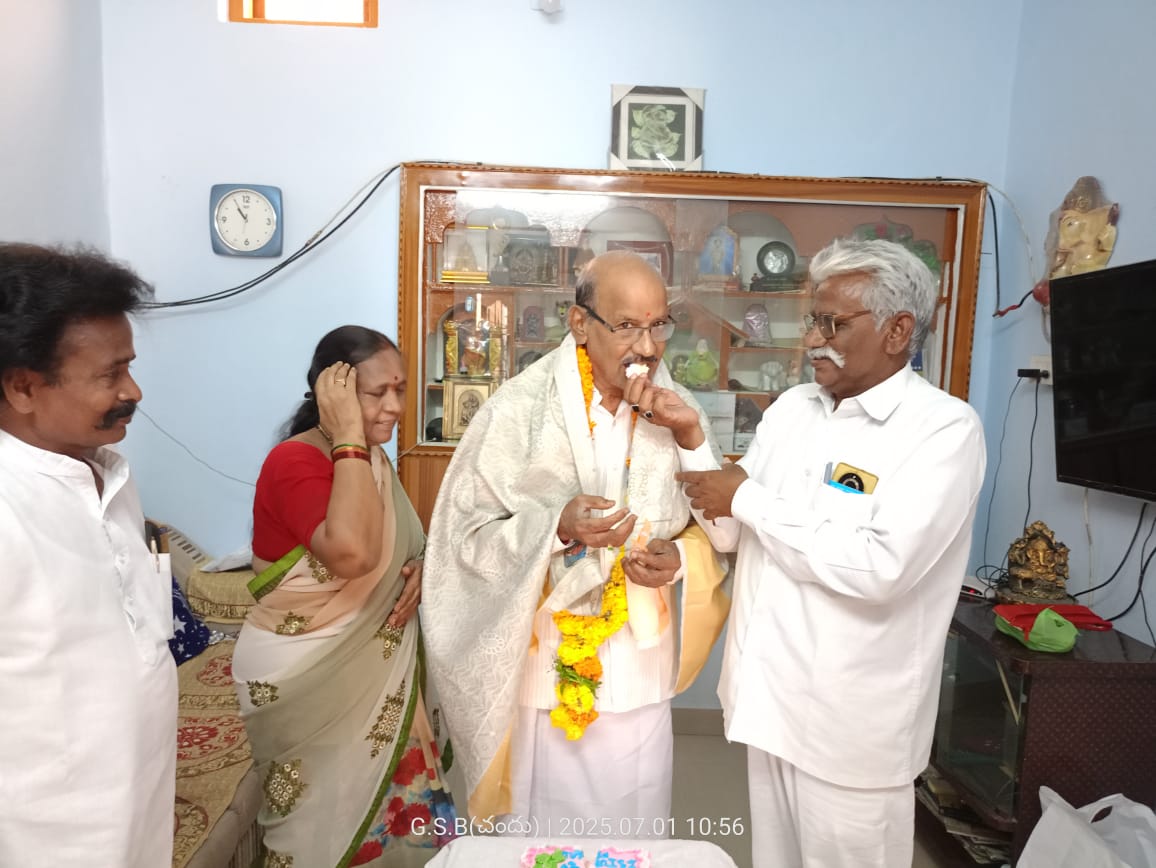 సీనియర్ జర్నలిస్ట్ శివ ప్రసాద్ స్వామికి జన్మదిన శుభాకాంక్షలు తెలియజేసిన డాక్టర్. ఏ.పీ.జే. అబ్దుల్ కలాం చారిటబుల్ ట్రస్ట్ డాక్టర్ సయ్యద్ తాజుద్దీన్