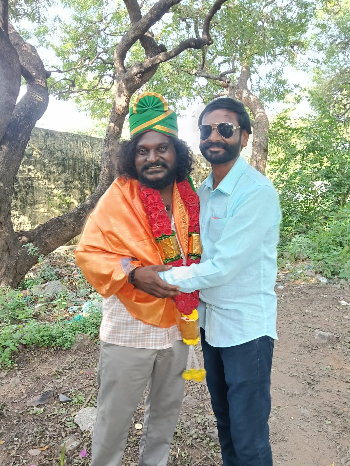 పెన్నోబిలంలో పుష్ప నటుడు కేశవకు ఘన సత్కారం