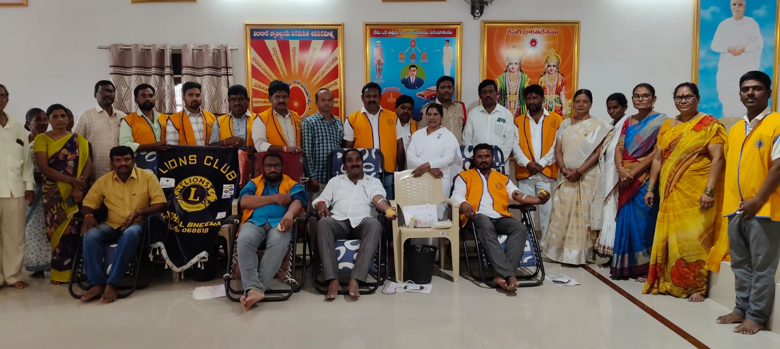 లయన్స్ క్లబ్ మక్తల్ సహకారంతో, బ్రహ్మ కుమారీస్ మెగా రక్తదాన శిబిరం విజయవంతం,