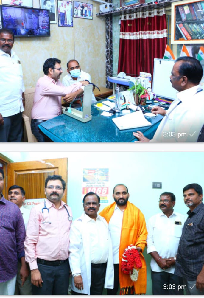 వింజమూరు పట్టణంలో మాసిలమణి చిన్నపిల్లల ప్రైవేట్ హాస్పిటల్‌కి ఎమ్మెల్యే కాకర్ల సురేష్ సందర్శన..!