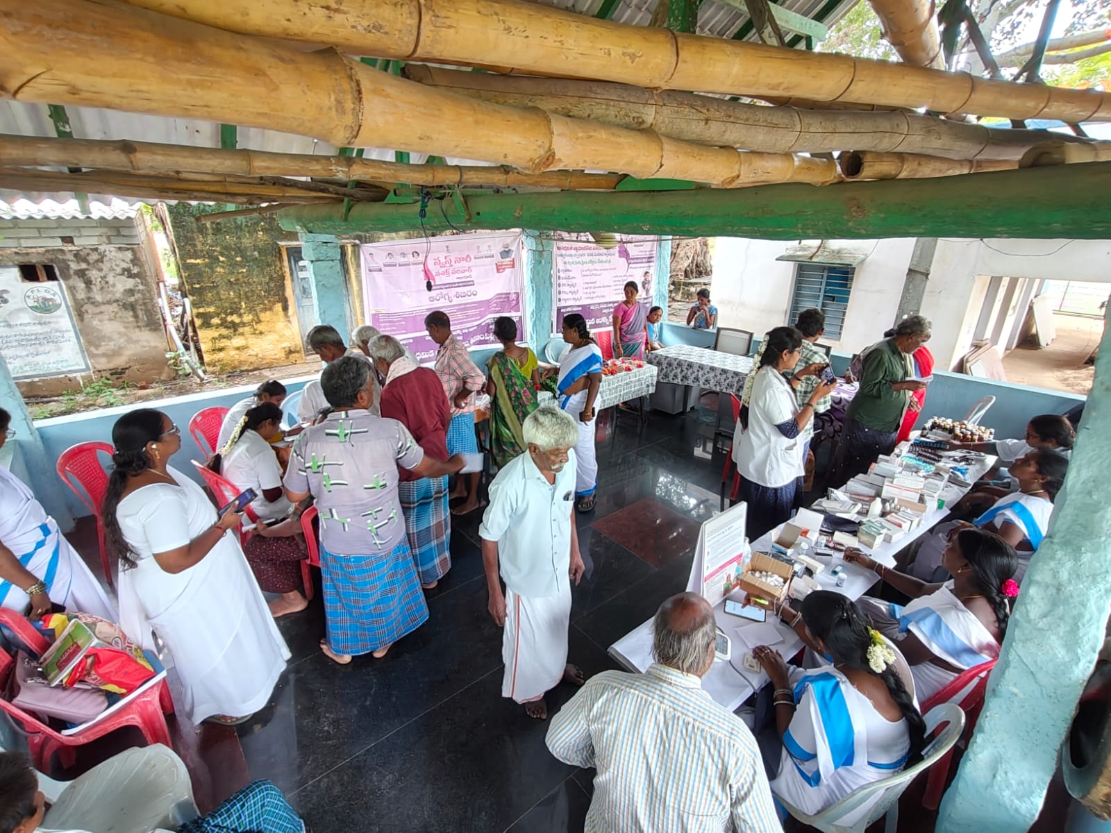 వెంగంపల్లిలో ఆరోగ్య వైద్య శిబిరము.