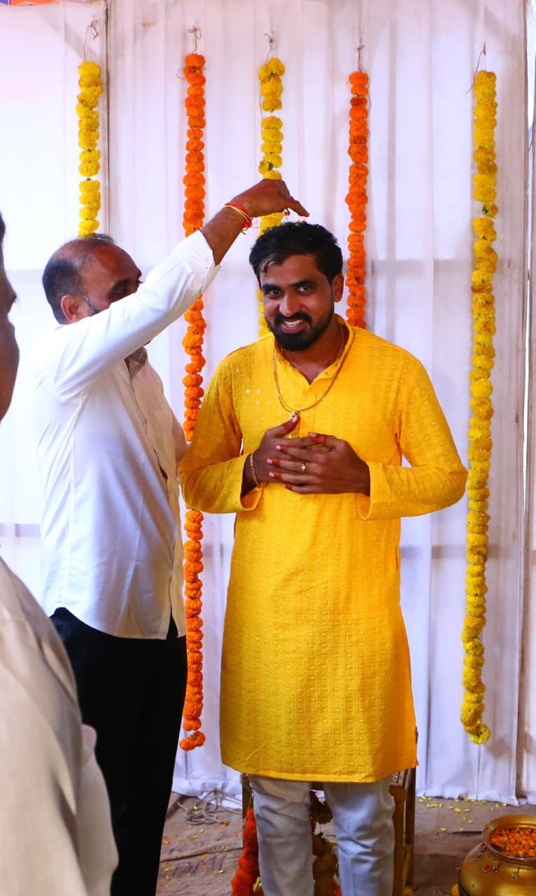 ఇంగ్లే వారి గంధపు నలుగు వేడుకలో పాల్గొన్న ఎమ్మెల్యే కాకర్ల..!