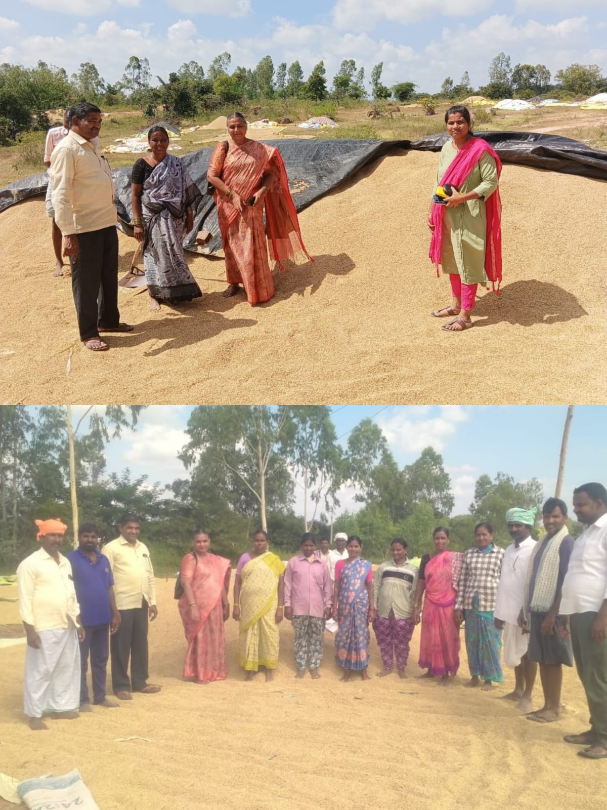 వడ్ల కొనుగోలు కేంద్రాల పరిశీలన – రైతుల ఖాతాలో 20.38 లక్షల రూపాయల జమ.. ఐకేపీ ఏపీఎం ప్రసన్నా రాణీ..