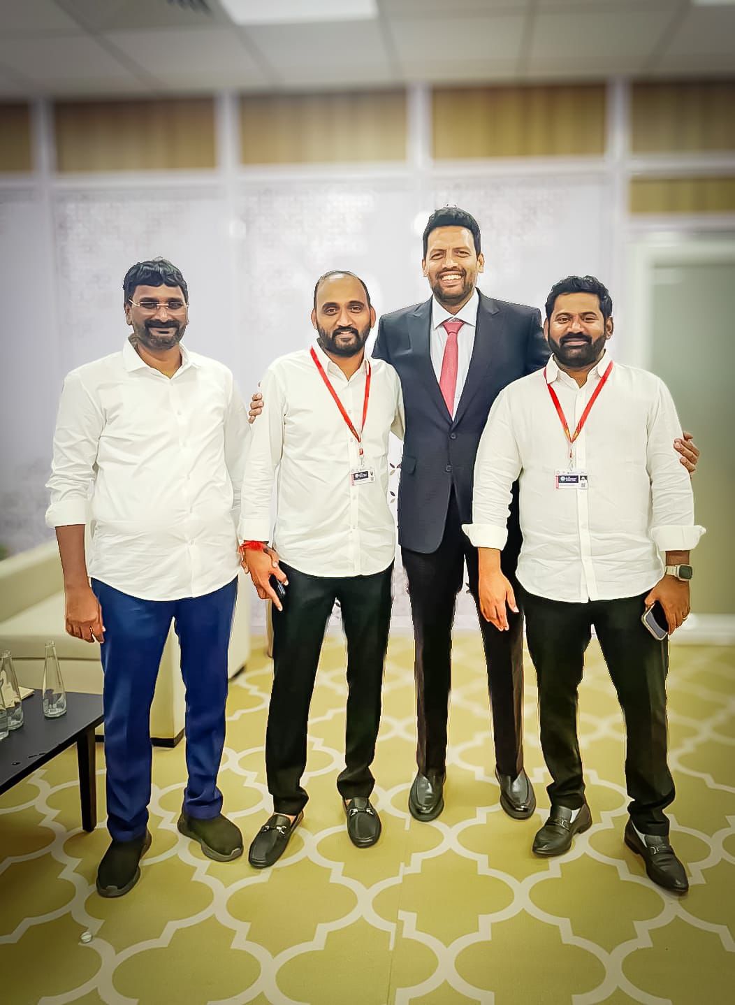 విశాఖపట్నం CII సమ్మిట్ లో మంత్రి నారా లోకేష్, మంత్రి టీజీ భరత్ లతో ఎమ్మెల్యే కాకర్ల సురేష్..!!