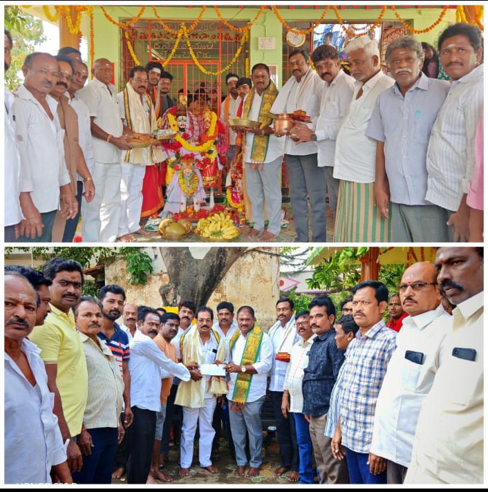 శ్రీ గౌరీ శంకర్ మహోత్సవాలలో పాల్గొన్న వైసీపీ నాయకులు మురళి రాజు